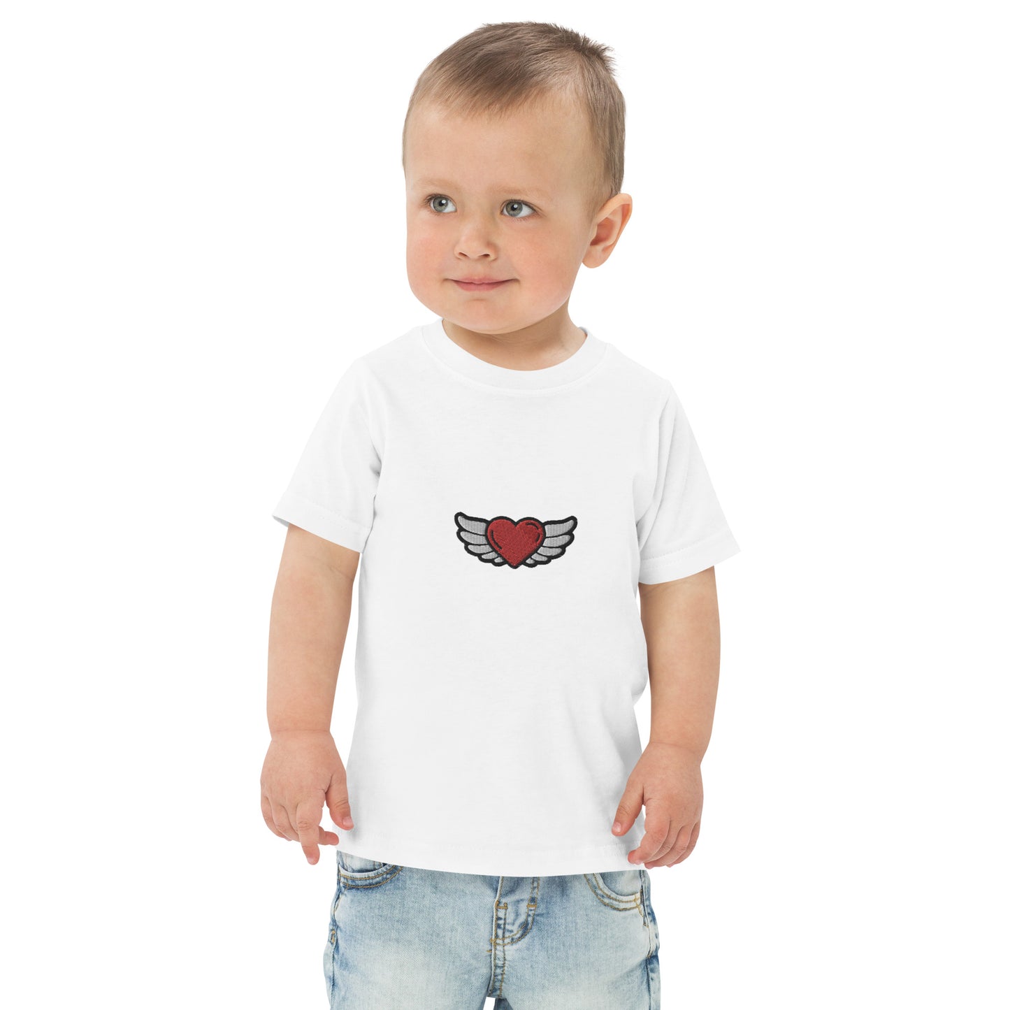 Toddler jersey t-shirt - Embroidery center front