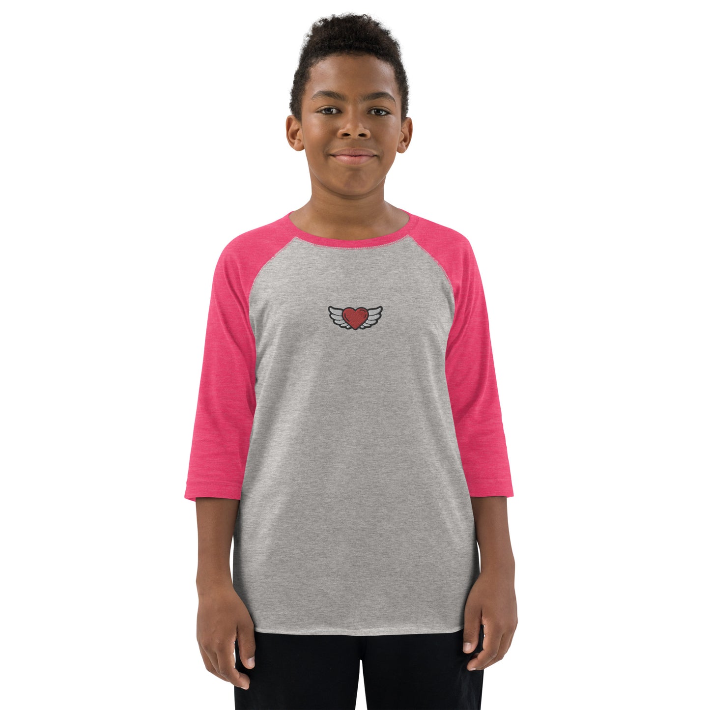 Youth baseball shirt- Embroidery Front center
