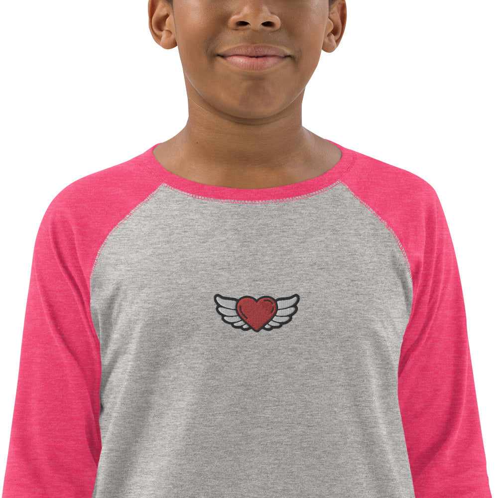 Youth baseball shirt- Embroidery Front center