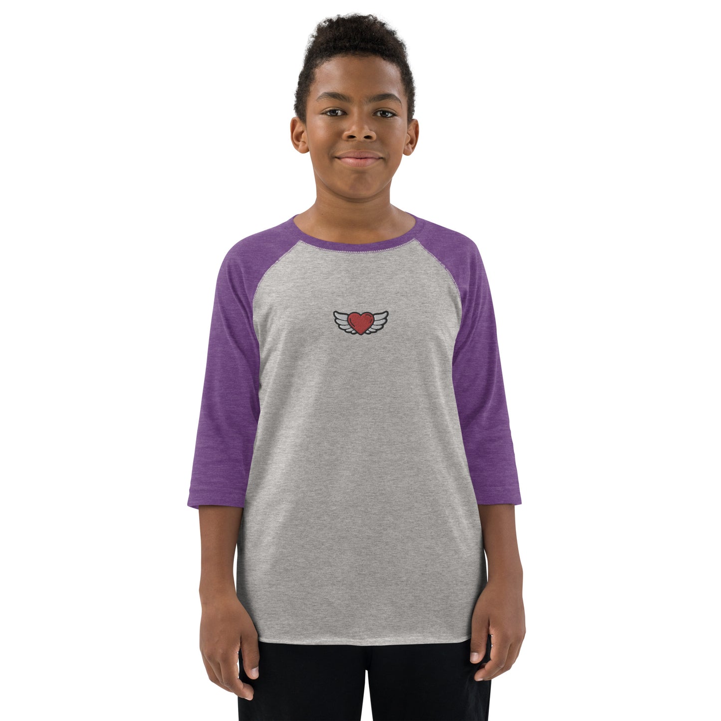 Youth baseball shirt- Embroidery Front center