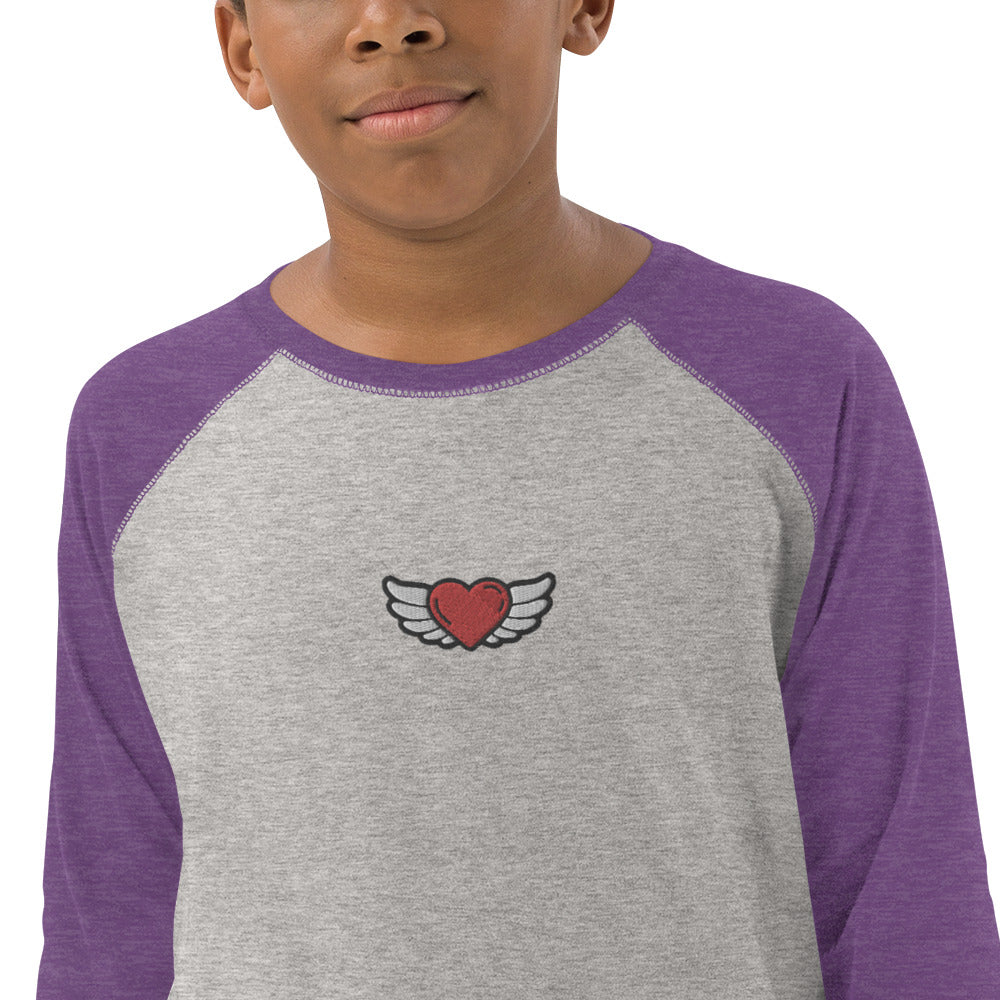 Youth baseball shirt- Embroidery Front center