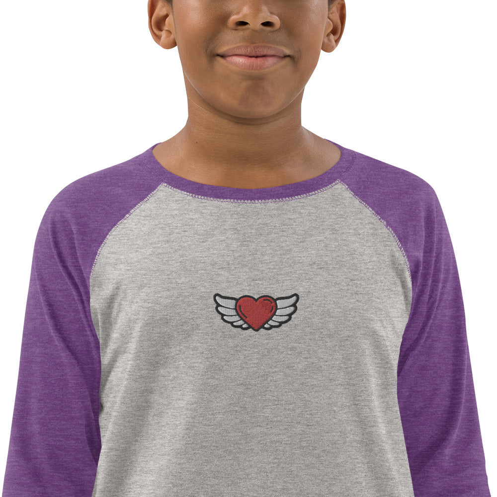Youth baseball shirt- Embroidery Front center