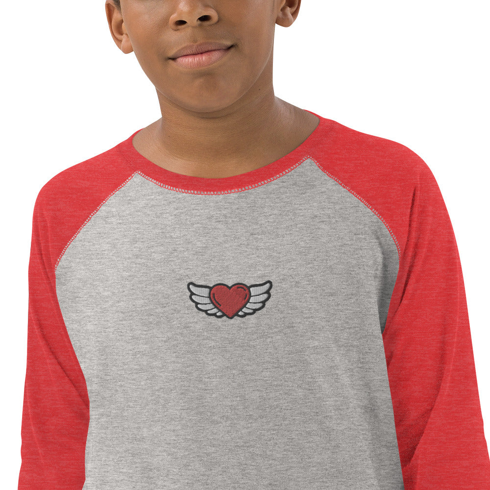 Youth baseball shirt- Embroidery Front center