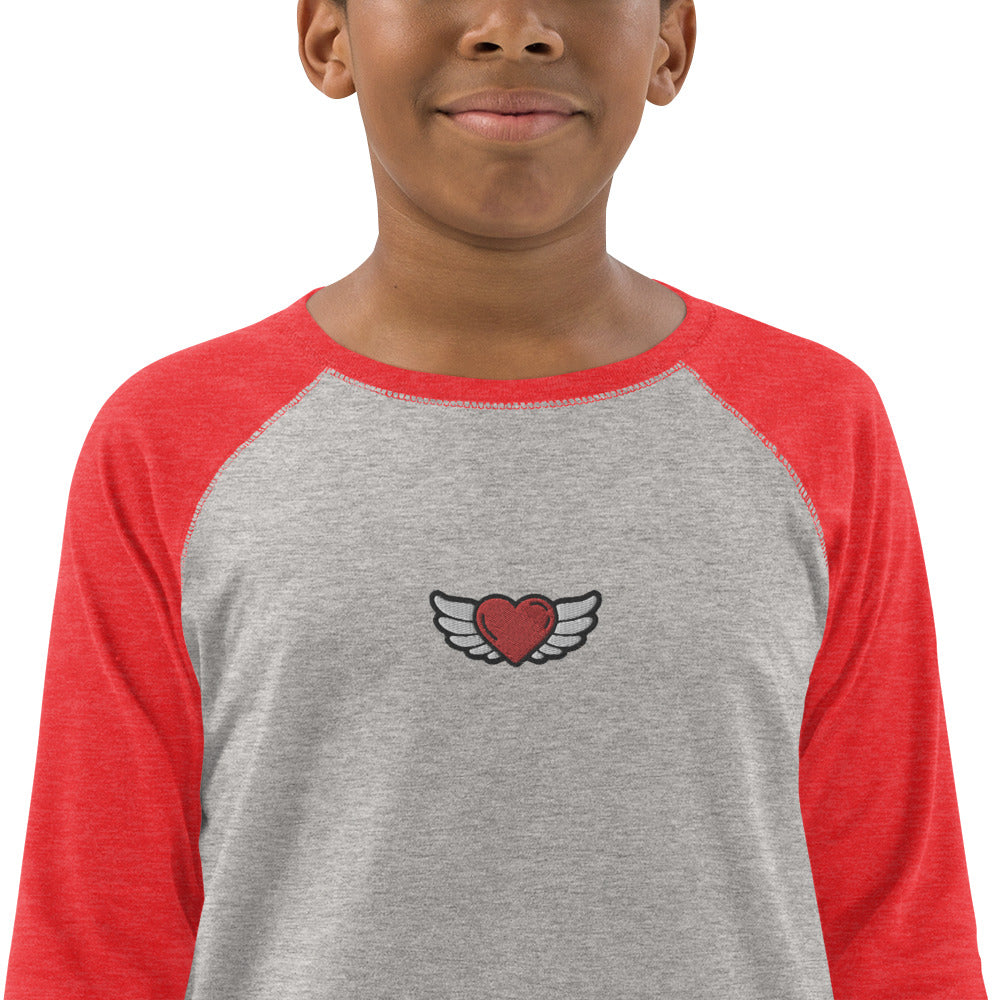 Youth baseball shirt- Embroidery Front center