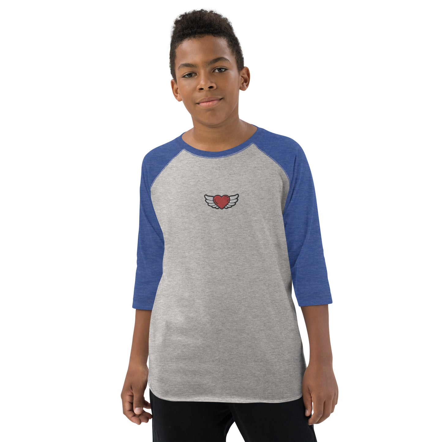 Youth baseball shirt- Embroidery Front center