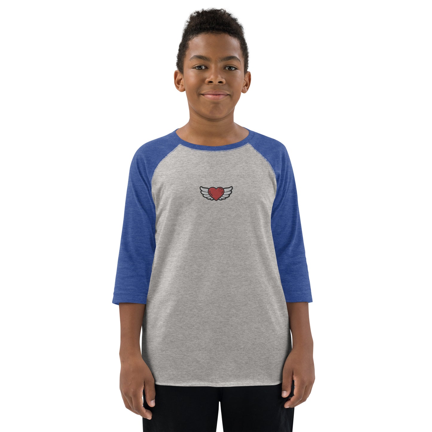 Youth baseball shirt- Embroidery Front center