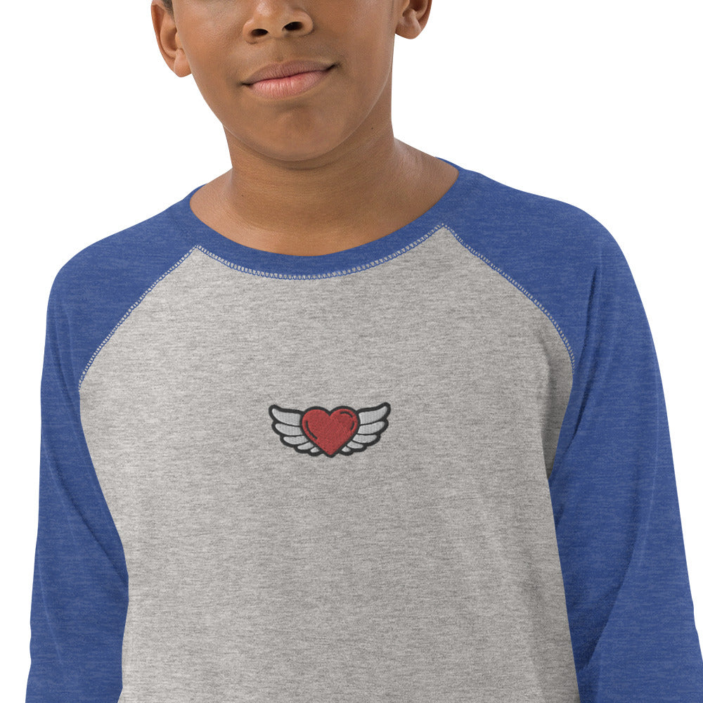 Youth baseball shirt- Embroidery Front center