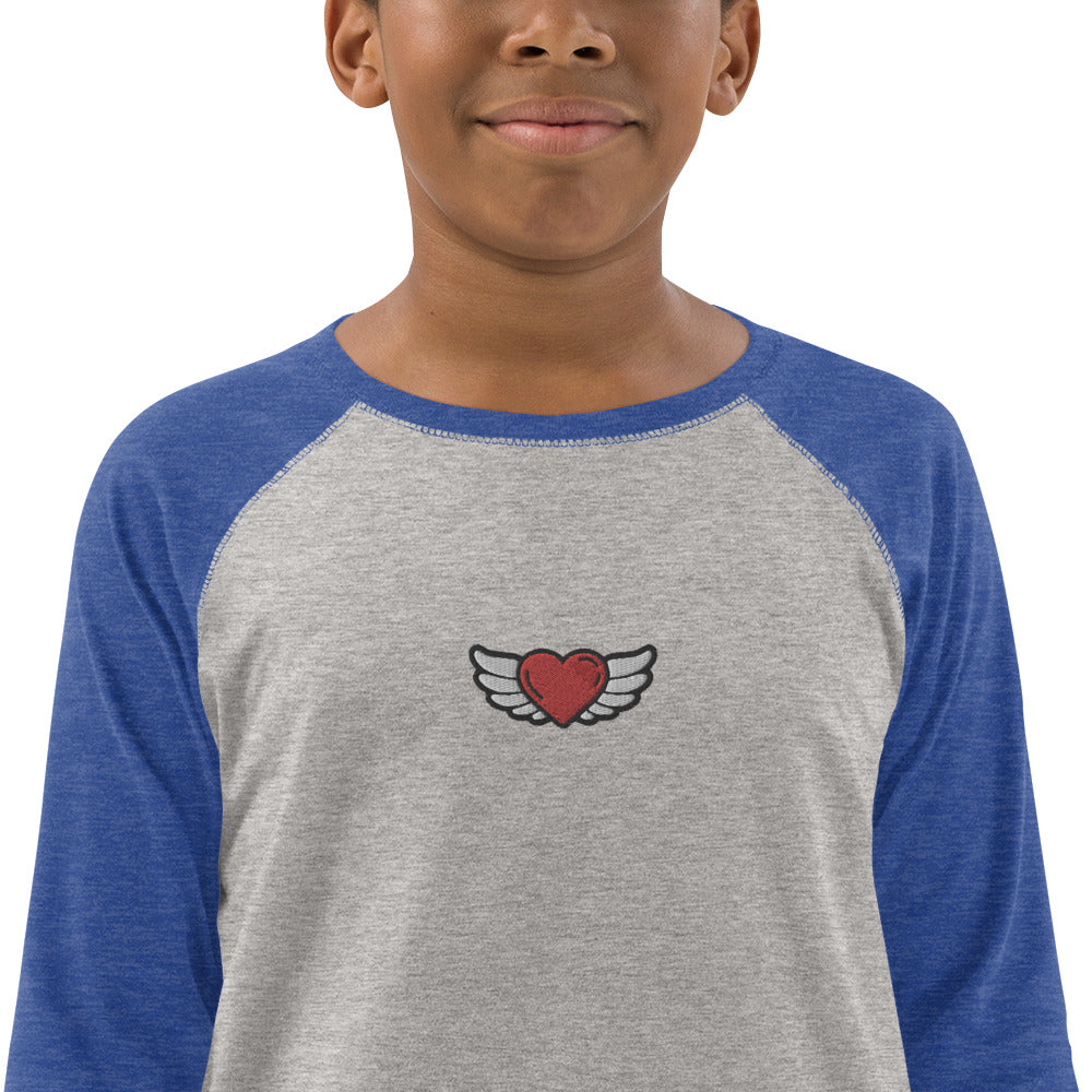 Youth baseball shirt- Embroidery Front center