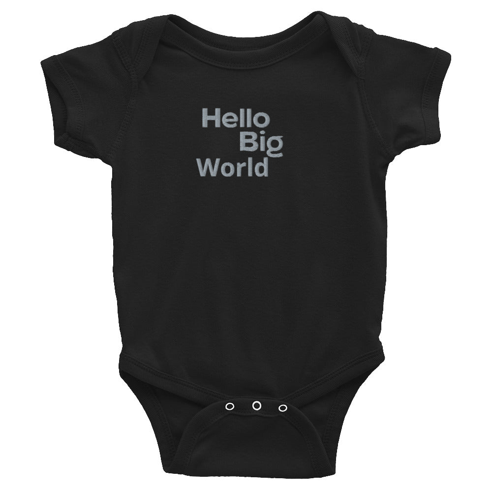 Baby Short Sleeve Bodysuit (Embroidery)
