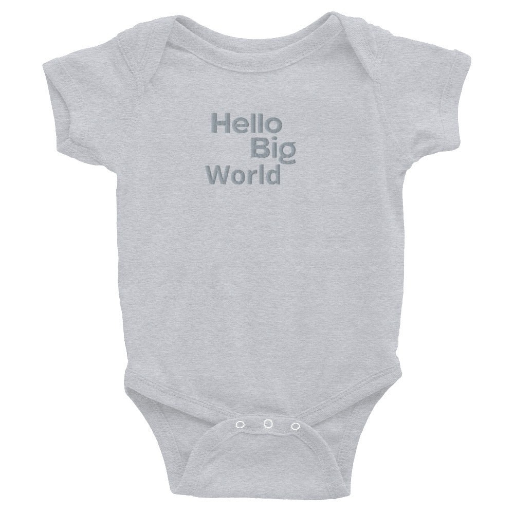 Baby Short Sleeve Bodysuit (Embroidery)