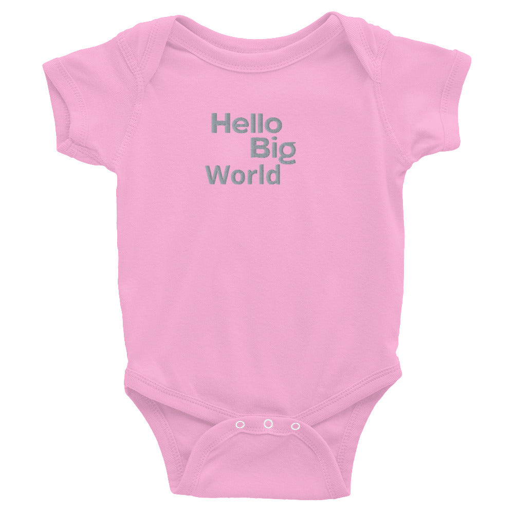 Baby Short Sleeve Bodysuit (Embroidery)