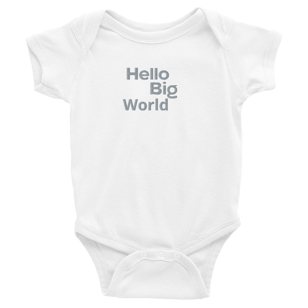 Baby Short Sleeve Bodysuit (Embroidery)