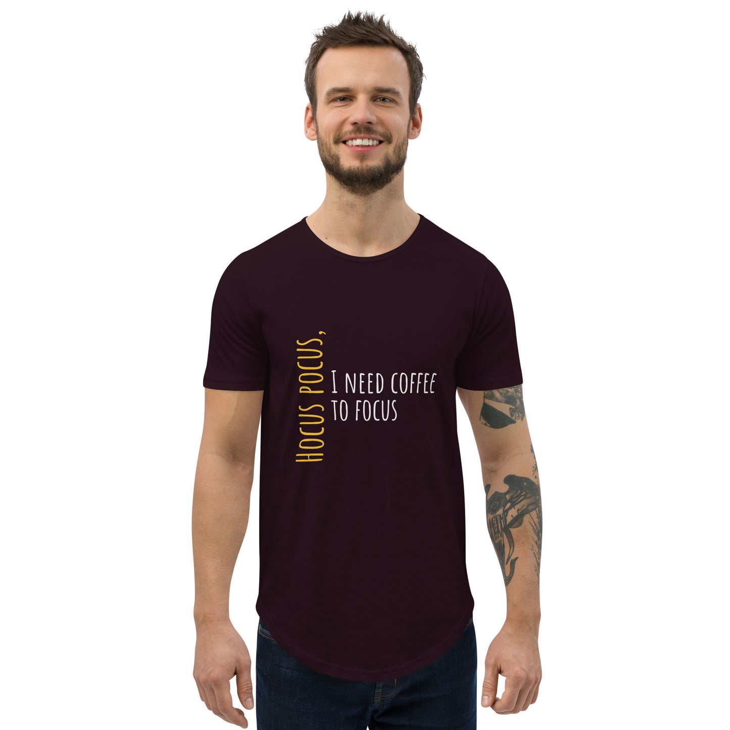 Men's Curved Hem T-Shirt