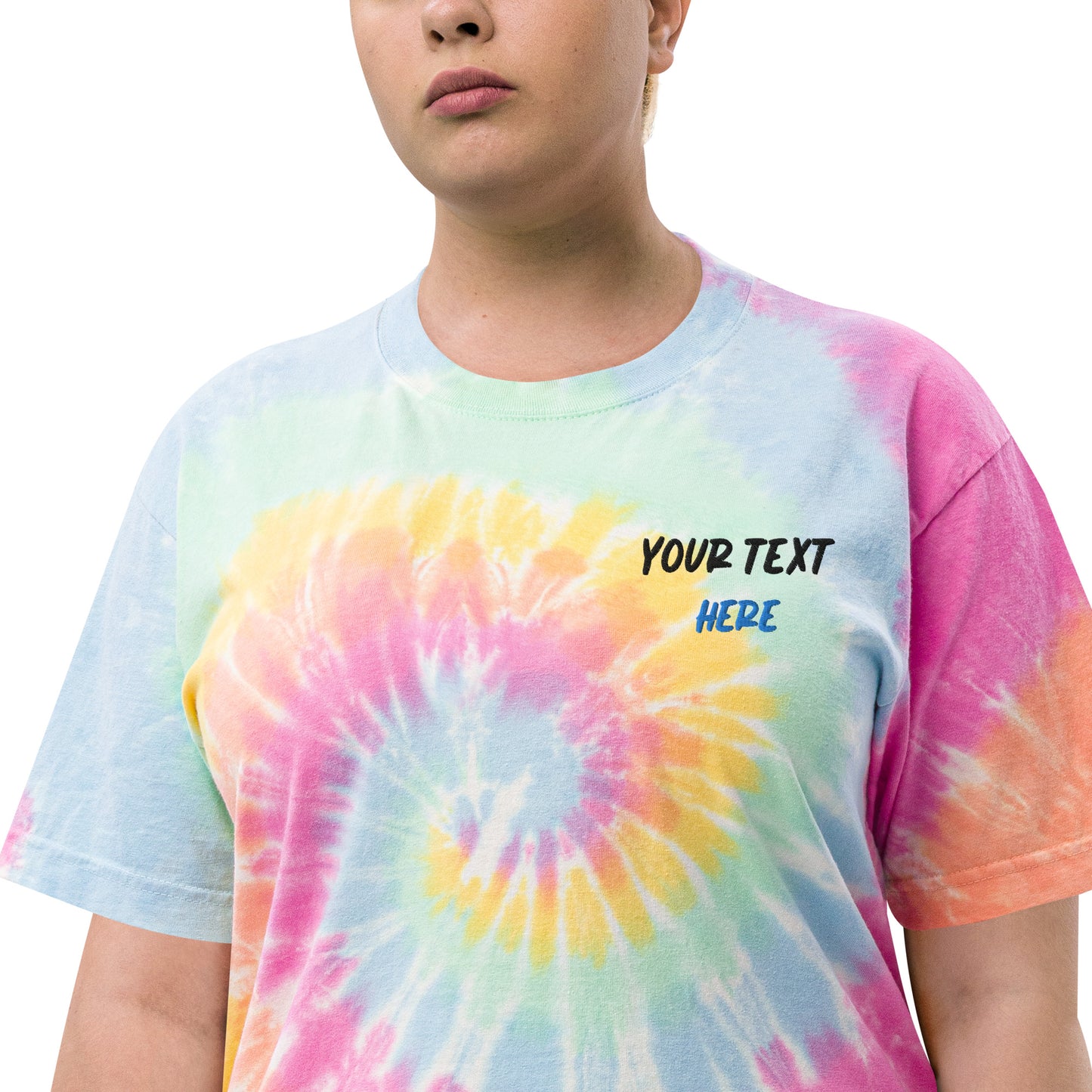 Oversized tie-dye t-shirt