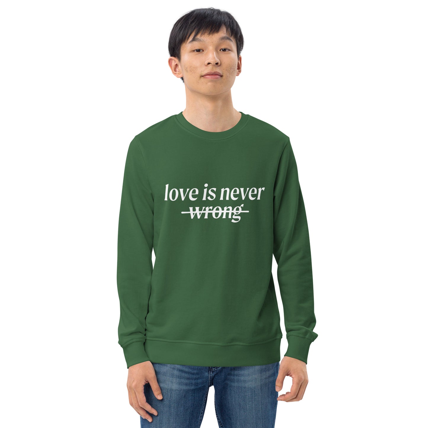 Unisex organic sweatshirt