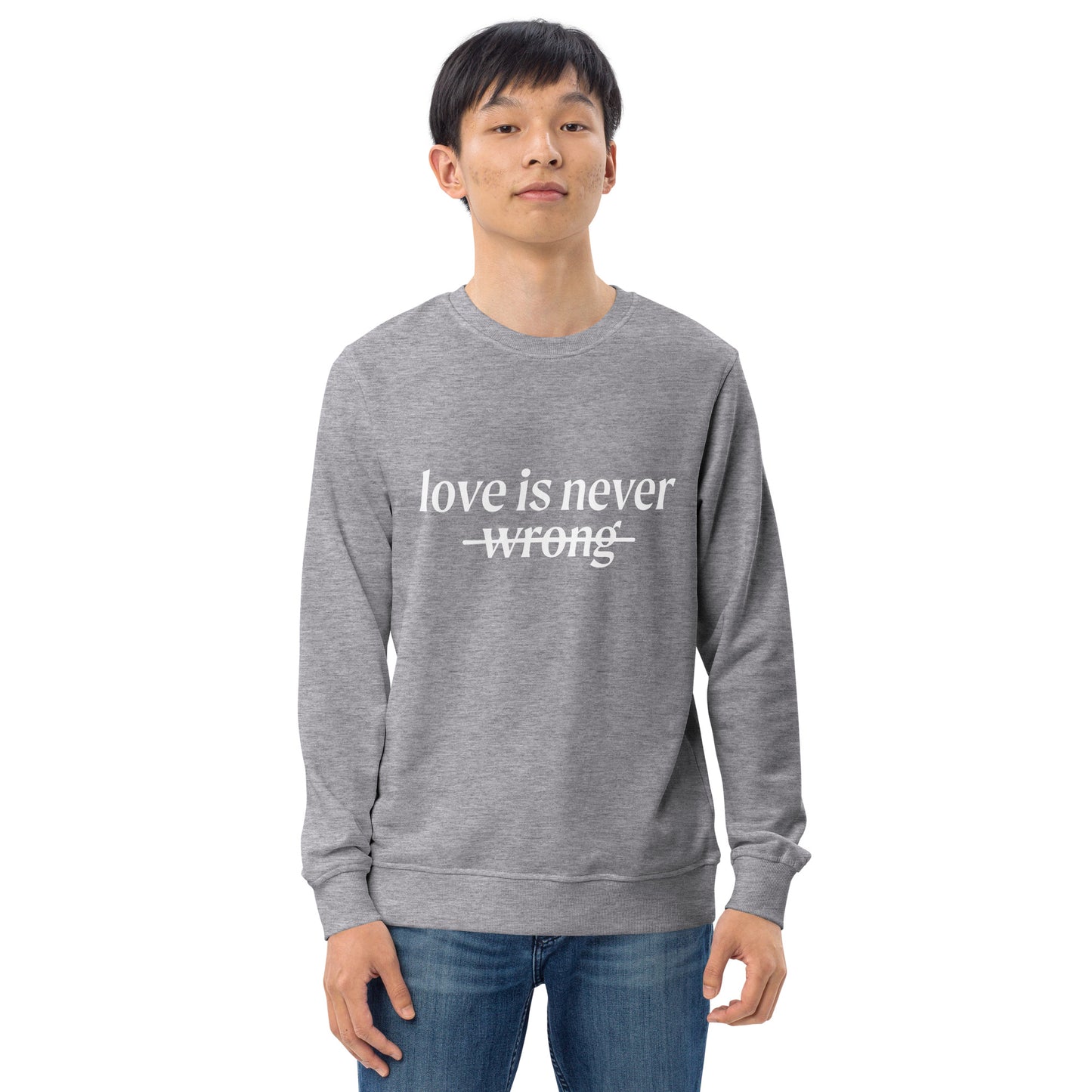 Unisex organic sweatshirt