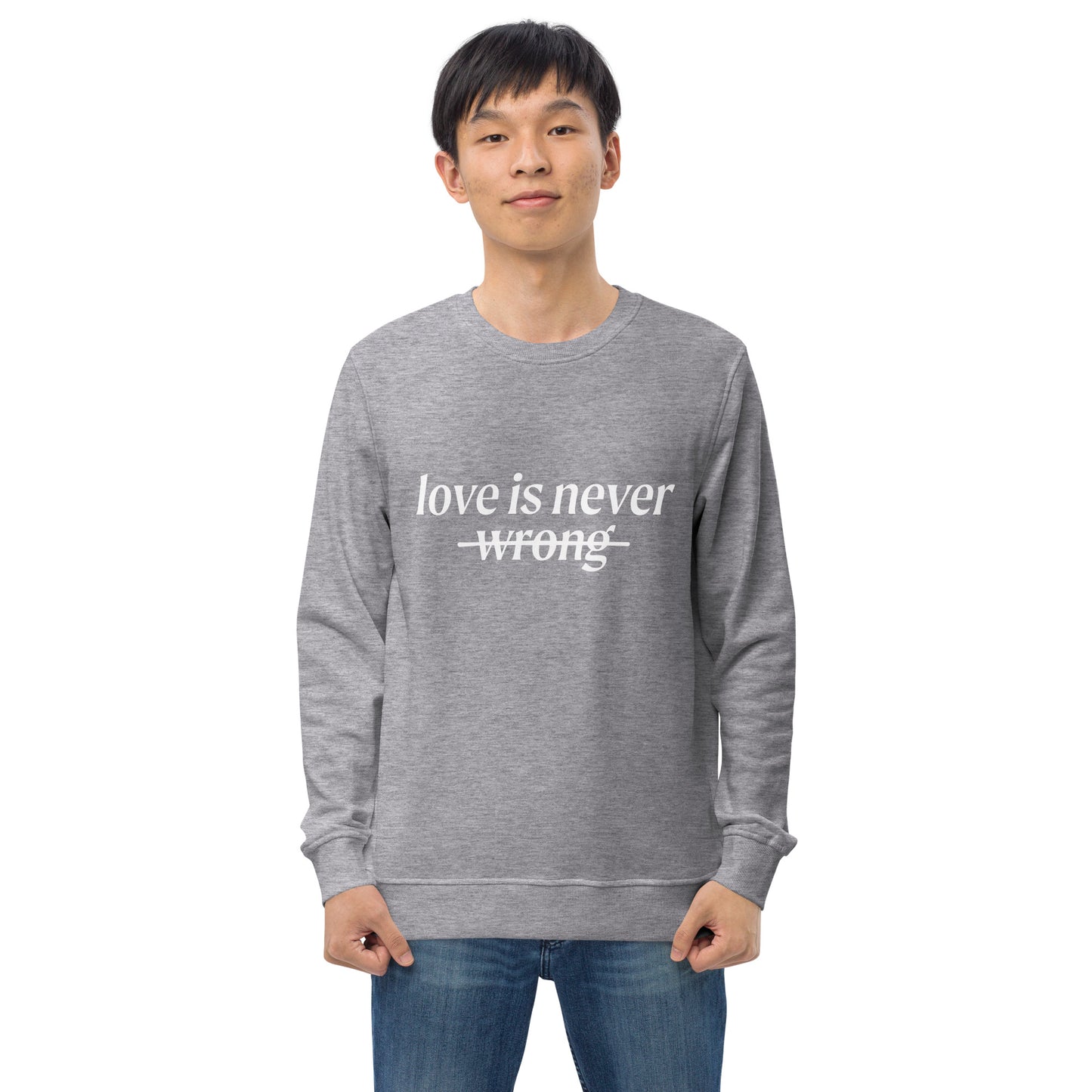 Unisex organic sweatshirt