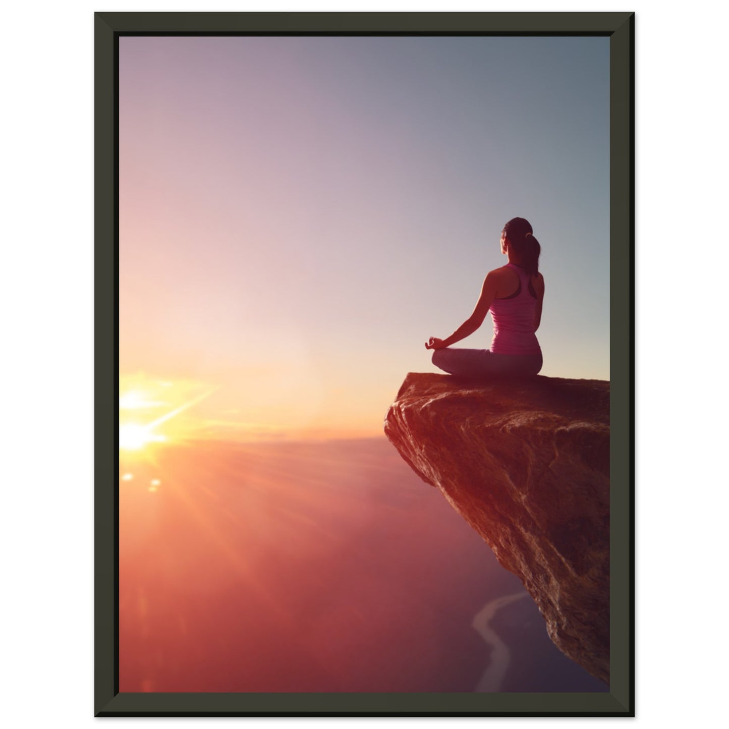 Premium Semi-Glossy Paper Metal Framed Poster