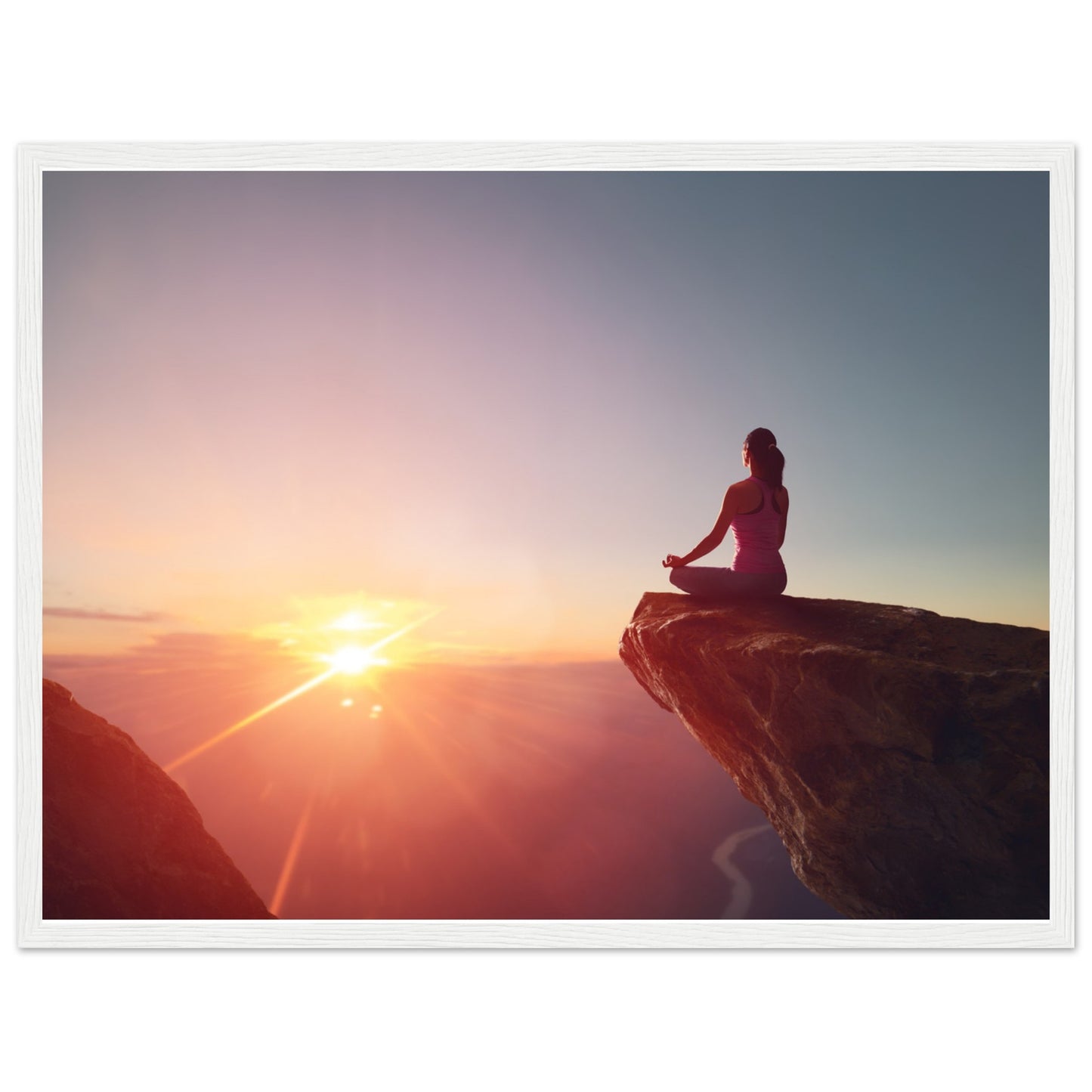 Premium Semi-Glossy Paper Wooden Framed Poster