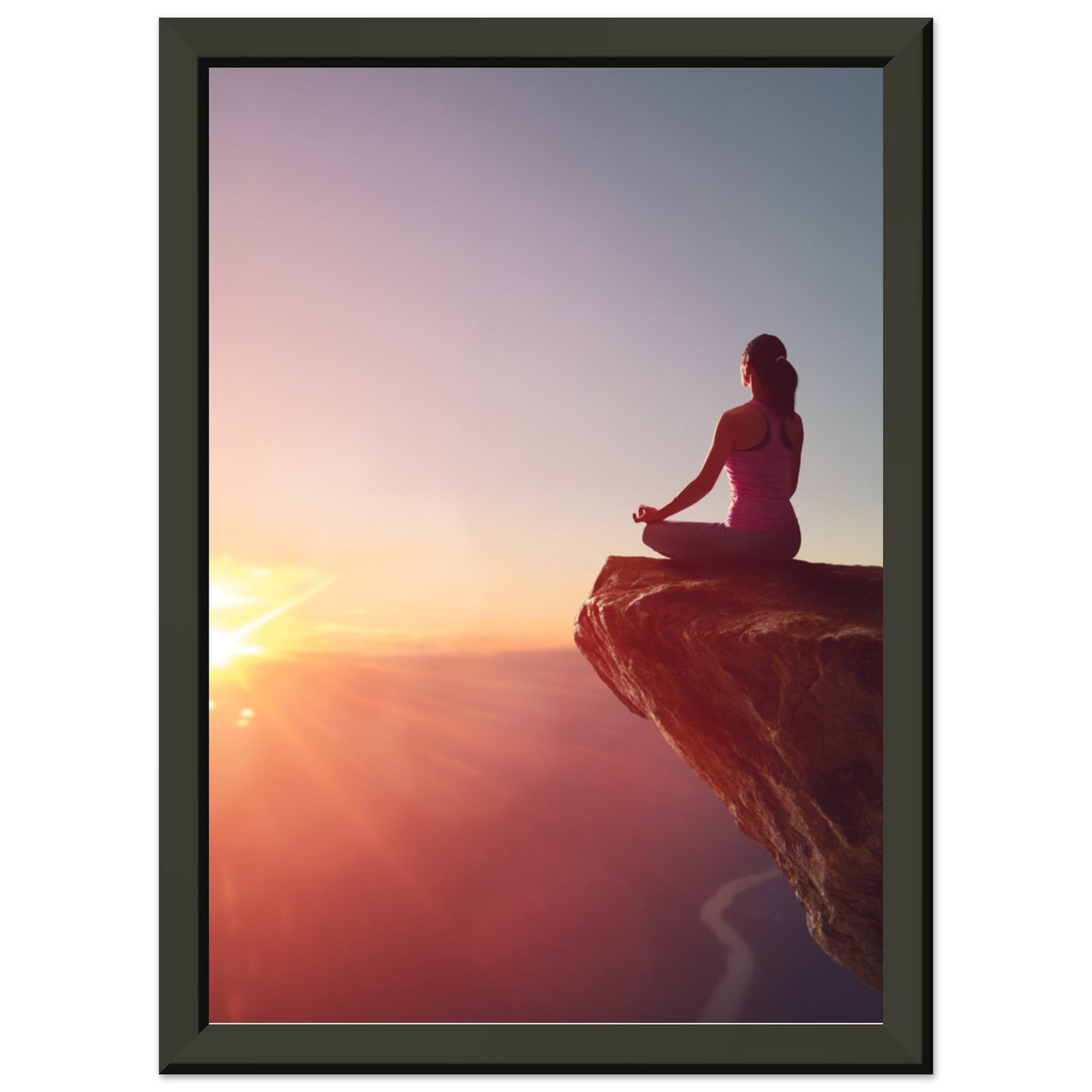 Premium Semi-Glossy Paper Metal Framed Poster