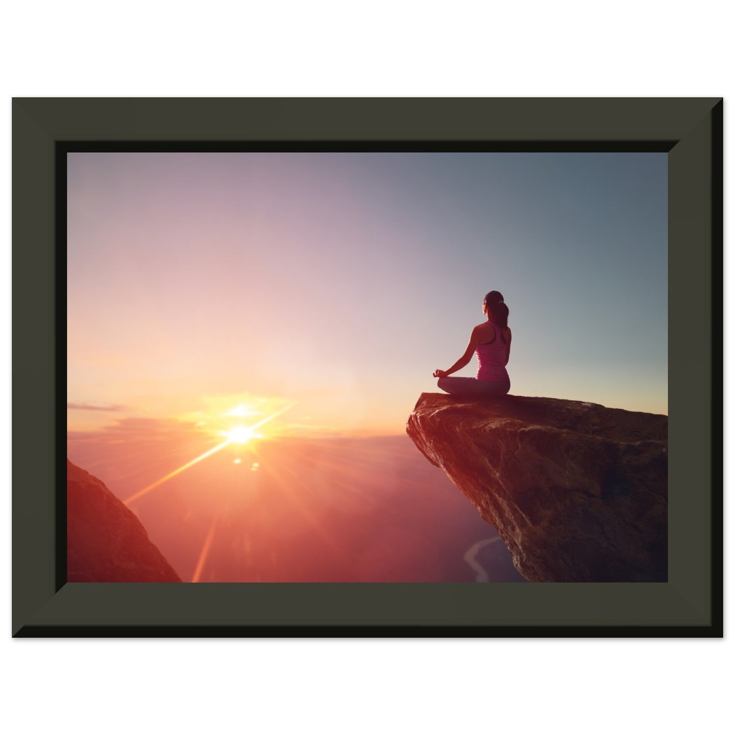 Classic Semi-Glossy Paper Metal Framed Poster