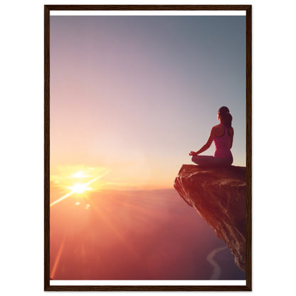 Premium Semi-Glossy Paper Wooden Framed Poster