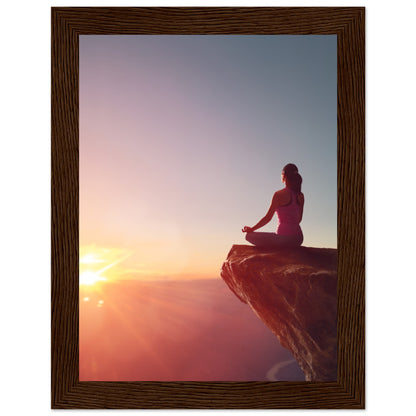 Premium Matte Paper Wooden Framed Poster