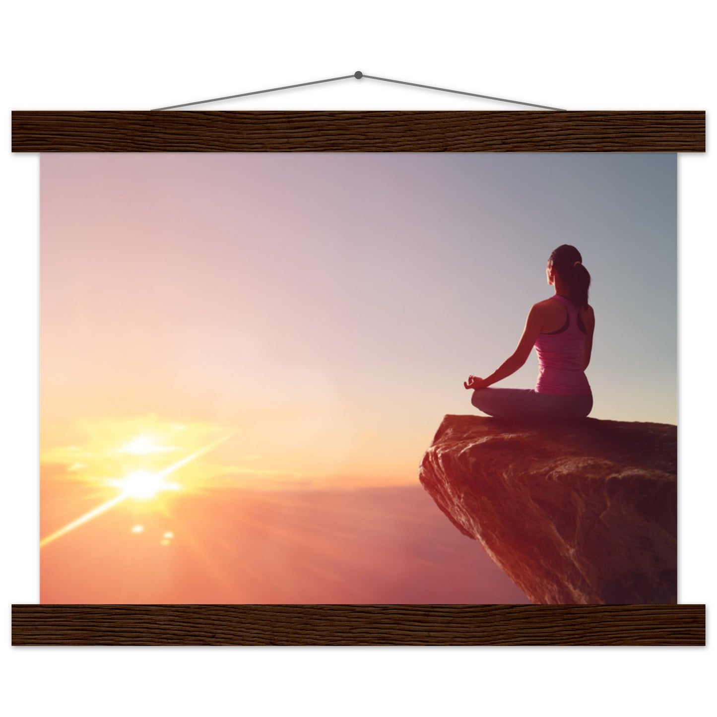 Premium Semi-Glossy Paper Poster with Hanger