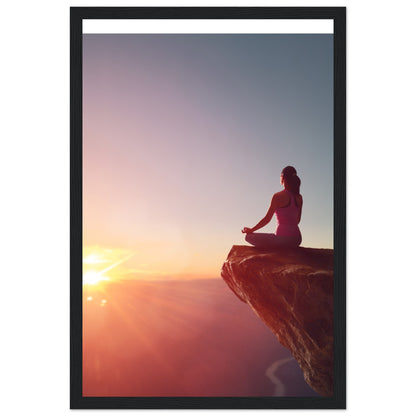 Premium Matte Paper Wooden Framed Poster