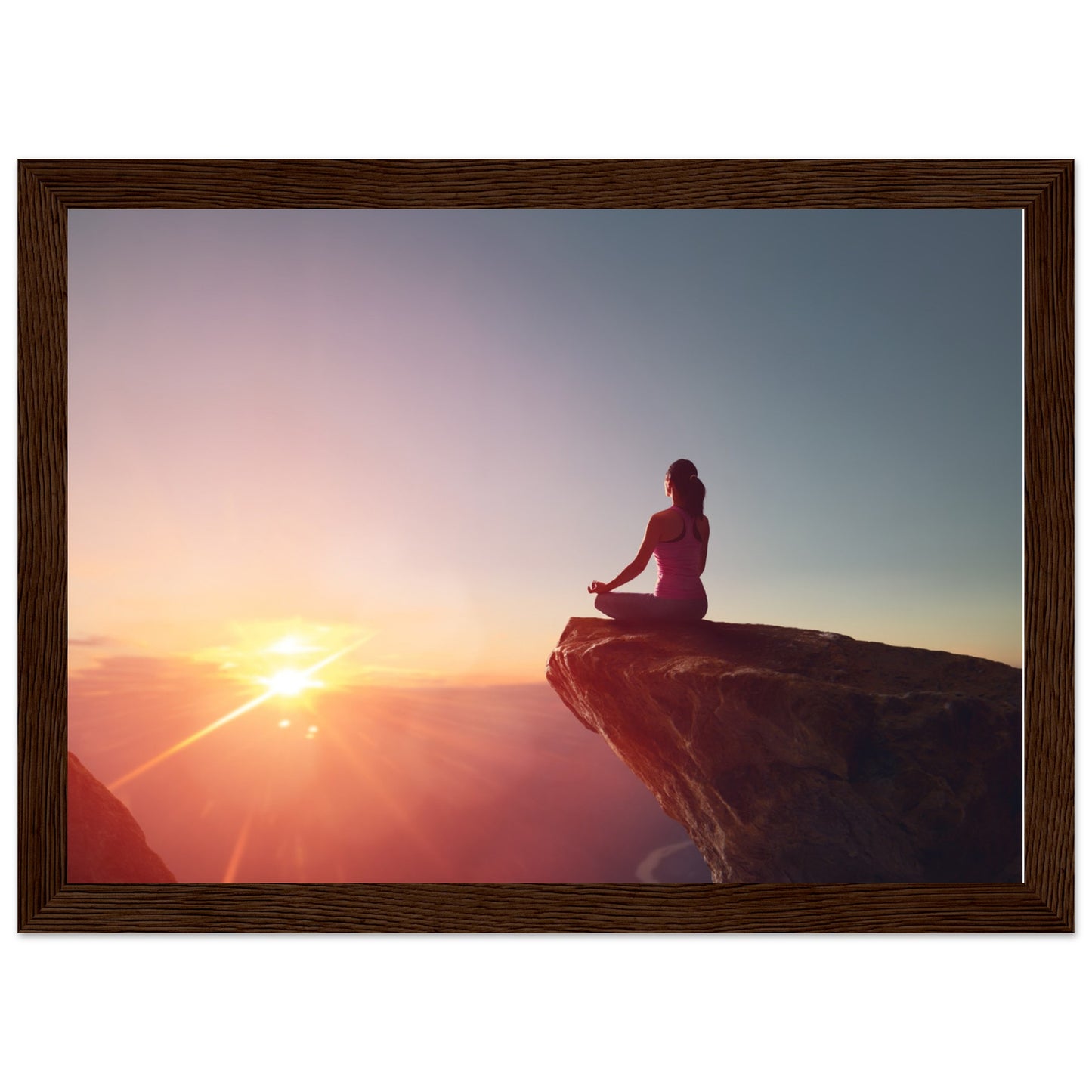 Premium Matte Paper Wooden Framed Poster