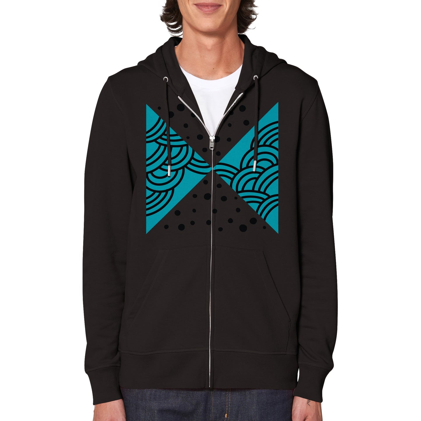 Organic Unisex Zip Hoodie