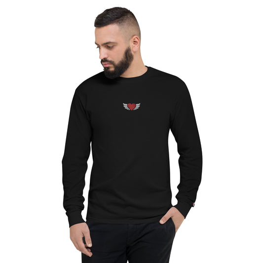 Men's Champion Long Sleeve Shirt Embroidery