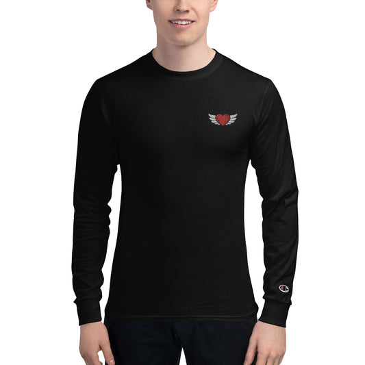 Men's Champion Long Sleeve Shirt Embroidery