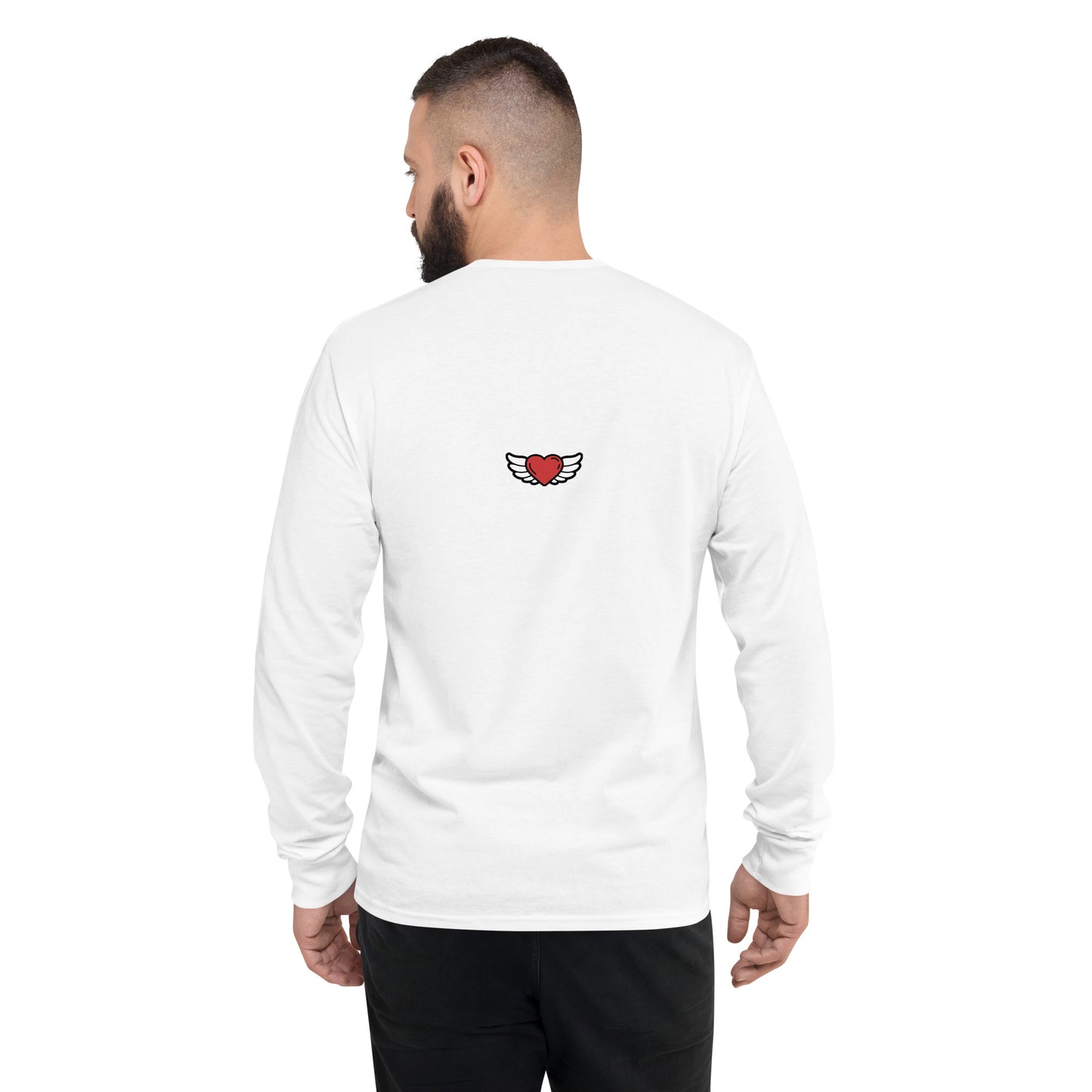 Men's Champion Long Sleeve Shirt Embroidery