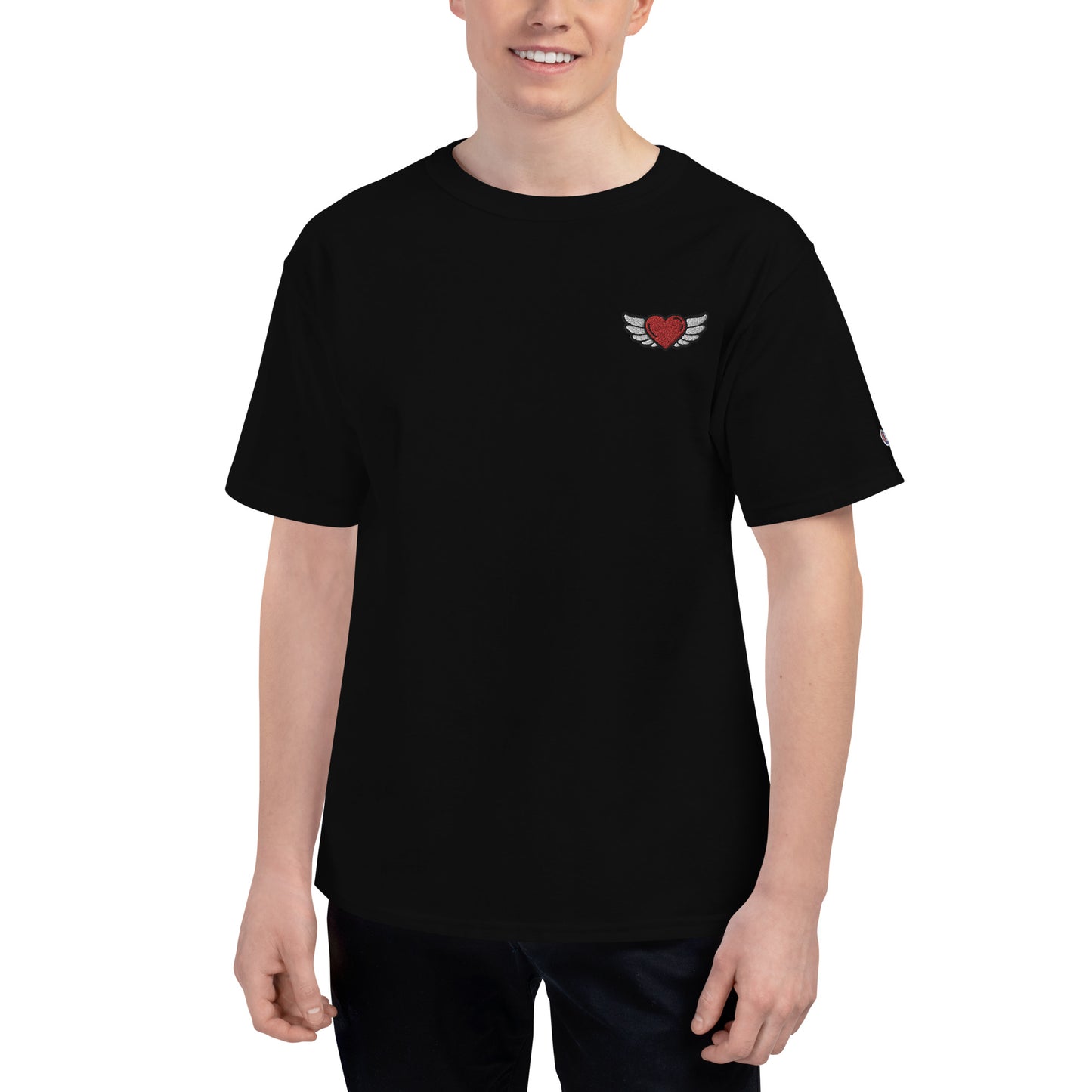 Men's Champion T-Shirt Embroidery