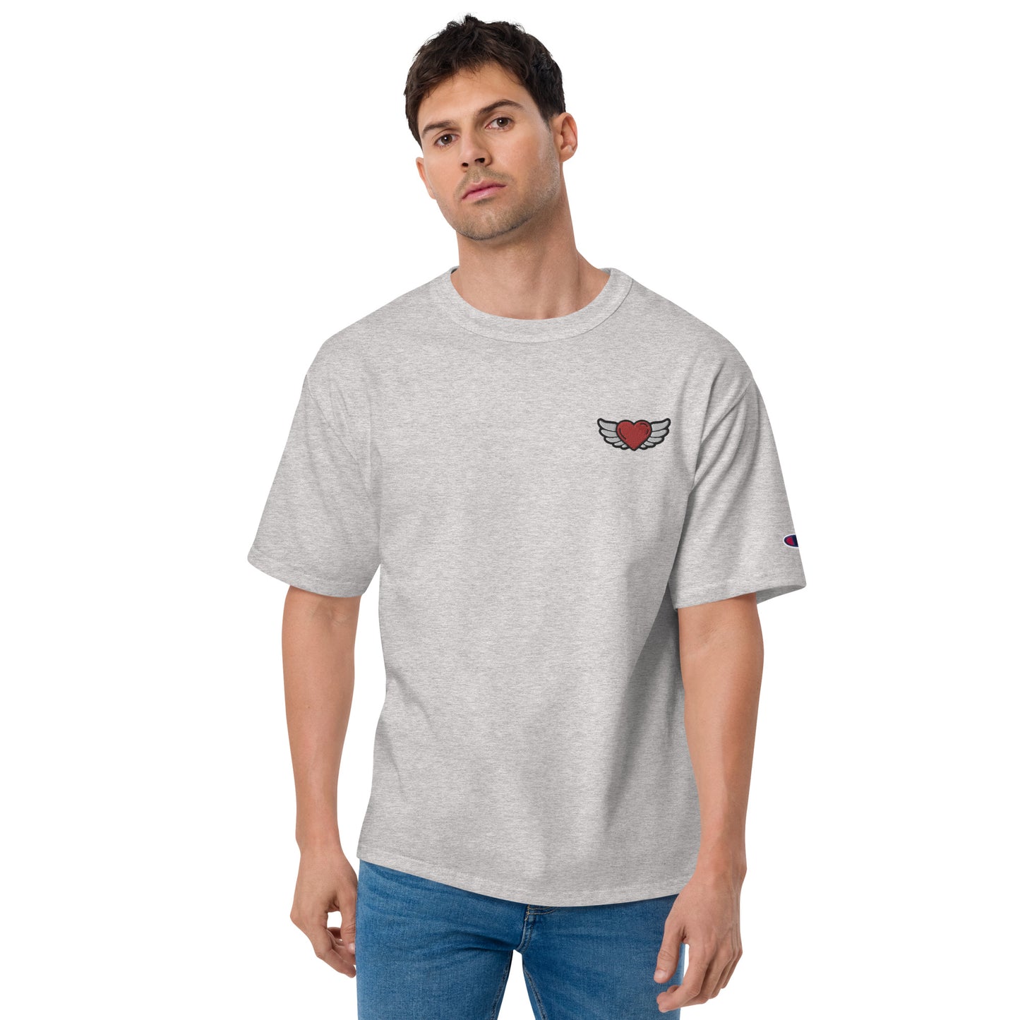 Men's Champion T-Shirt Embroidery