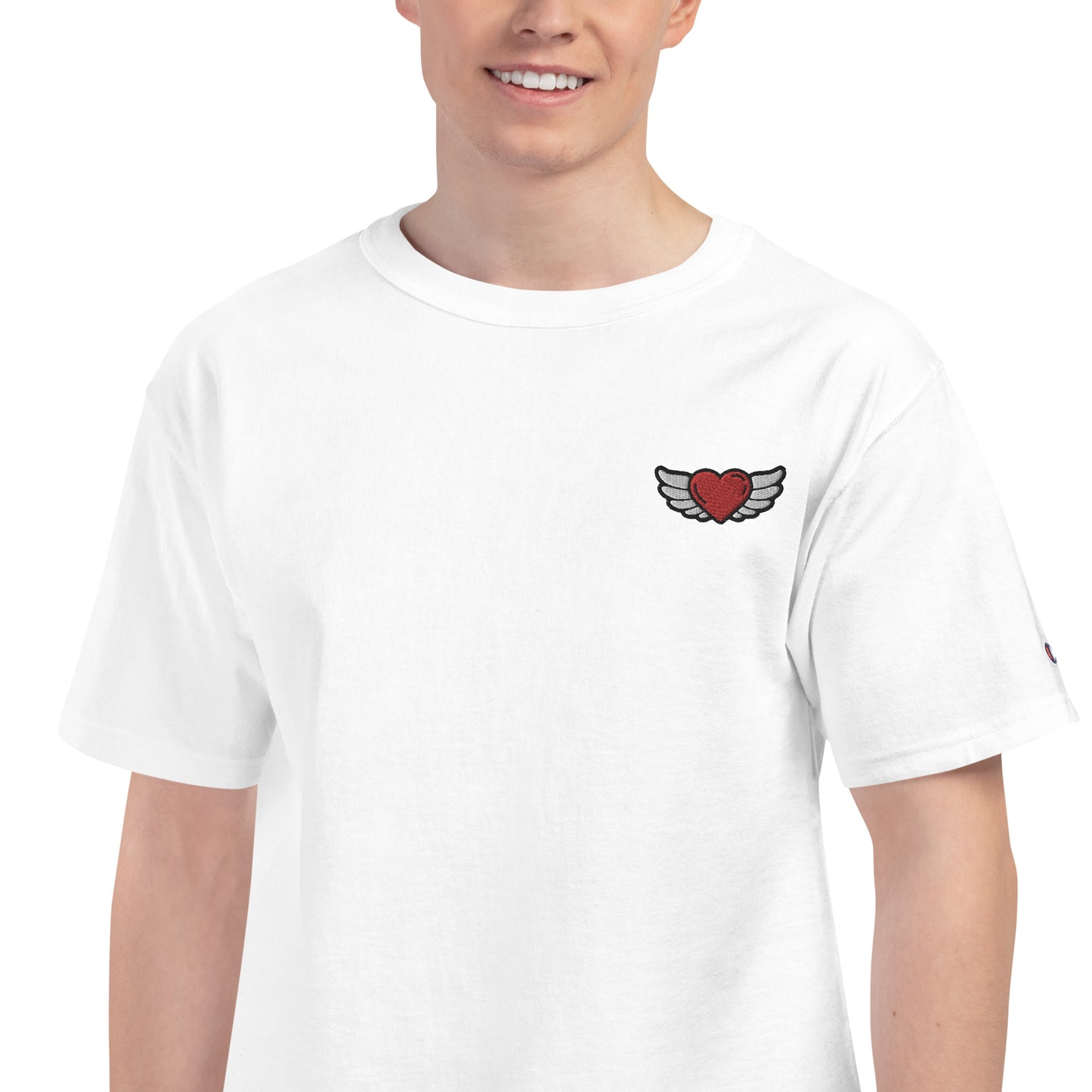 Men's Champion T-Shirt Embroidery