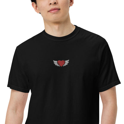 Men’s garment-dyed heavyweight t-shirt Embroidery