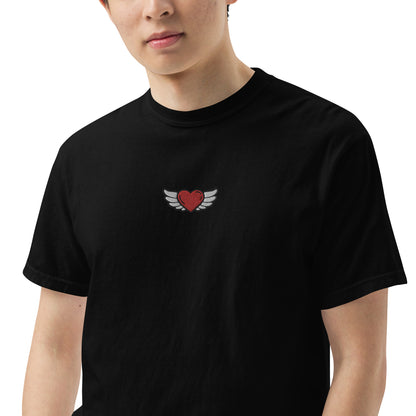 Men’s garment-dyed heavyweight t-shirt Embroidery