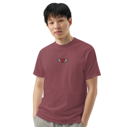 Men’s garment-dyed heavyweight t-shirt Embroidery