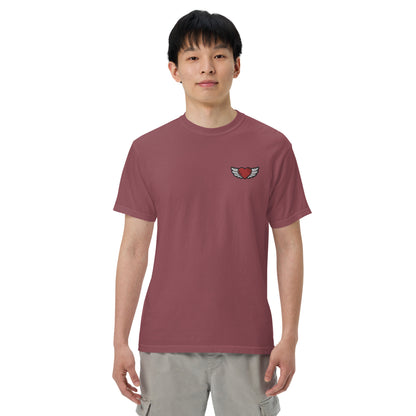 Men’s garment-dyed heavyweight t-shirt Embroidery