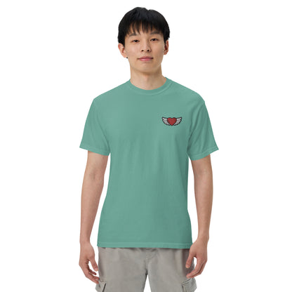 Men’s garment-dyed heavyweight t-shirt Embroidery