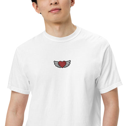 Men’s garment-dyed heavyweight t-shirt Embroidery