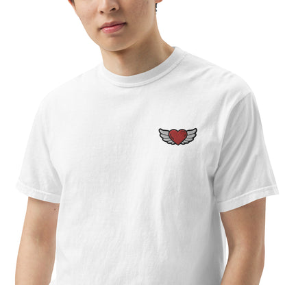 Men’s garment-dyed heavyweight t-shirt Embroidery