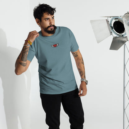 Men’s premium heavyweight tee Embroidery