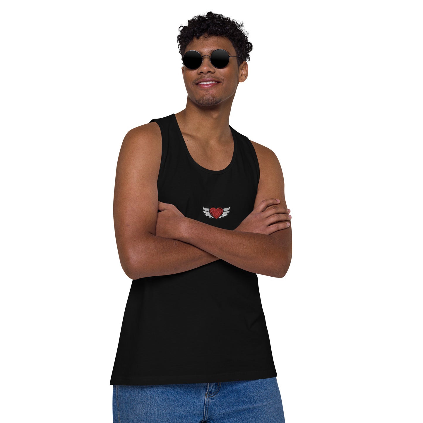 Men’s premium tank top Embroidery