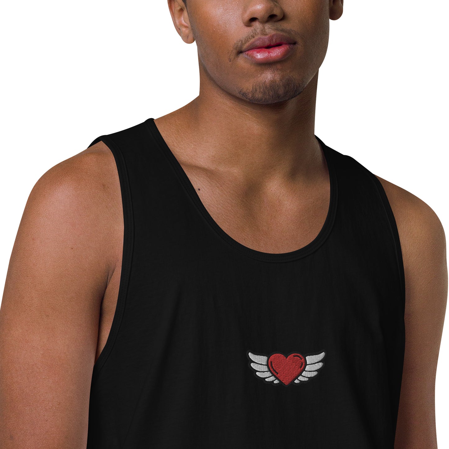 Men’s premium tank top Embroidery