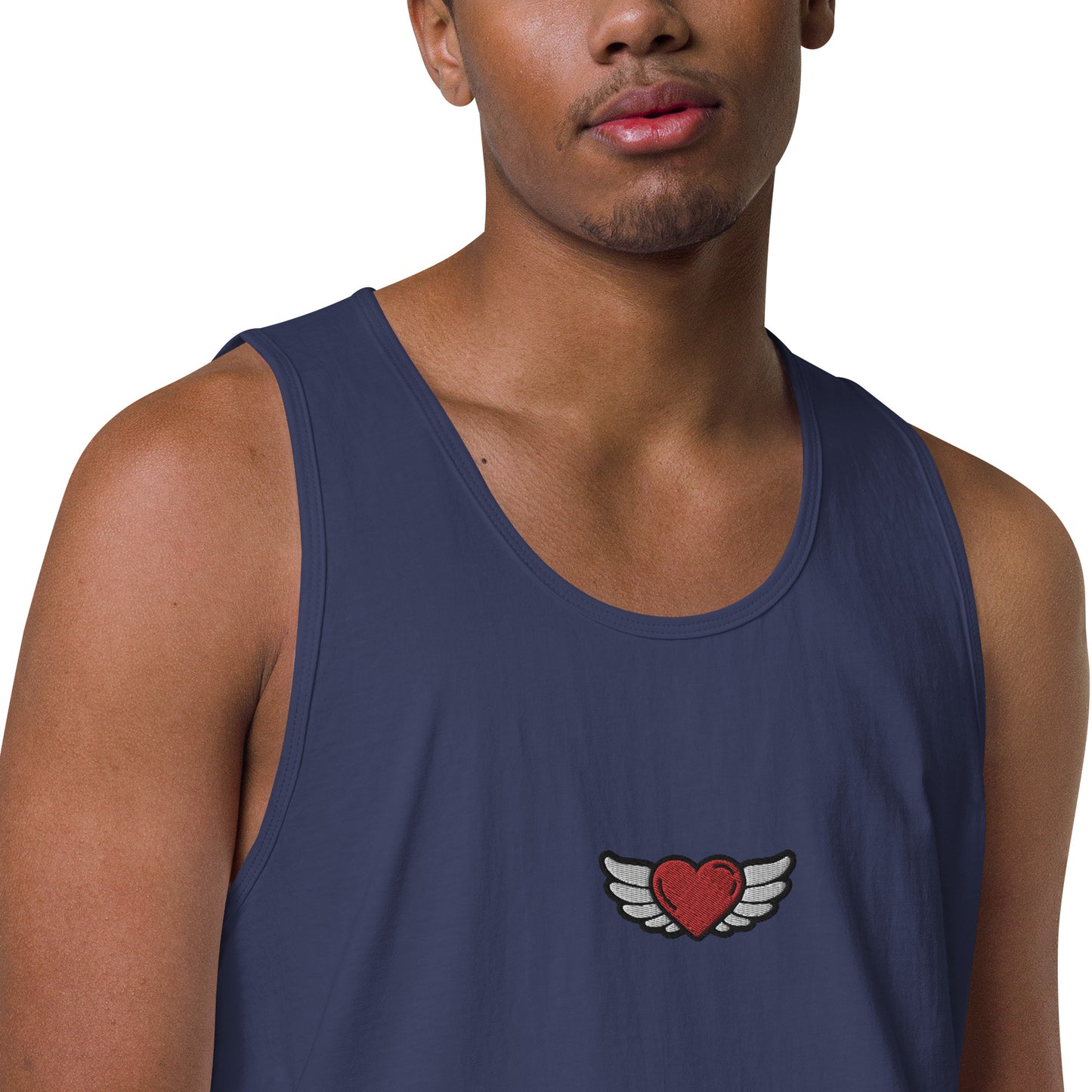 Men’s premium tank top Embroidery