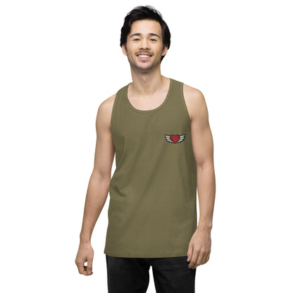 Men’s premium tank top Embroidery