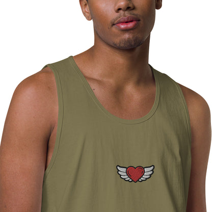 Men’s premium tank top Embroidery